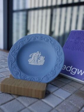Wedgewood Light Blue Jasperware Trinket Dish